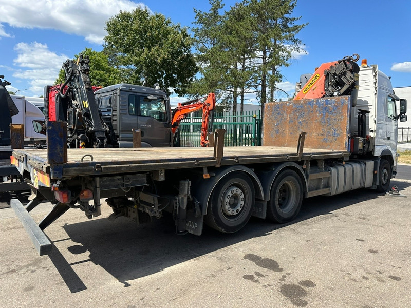 Camion cu macara Volvo FH 500 6X2 + CRANE PALFINGER PK50002 E 6x - RETARDER - PLATFORM 6m20 - TWISTLOCKS 20' - 561.000km - EURO 5: Foto 7