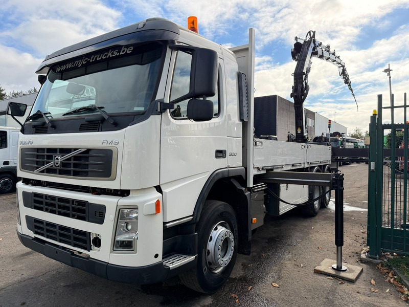Volvo FM 300 6x4 + (25.8m!) PRITSCHE + KRAN HIAB 245 E-5 + JIB 65 X-3 + 2 ME - *228.000km* - MANUAL - A/C - EURO 3 - BELGIAN TRUCK - Camion platformă, Camion cu macara: Foto 3 Volvo FM 300 6x4 + (25.8m!) PRITSCHE + KRAN HIAB 245 E-5 + JIB 65 X-3 + 2 ME - *228.000km* - MANUAL - A/C - EURO 3 - BELGIAN TRUCK - Camion platformă, Camion cu macara: Foto 3