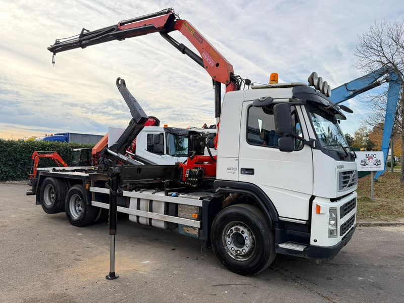 Volvo FM 400 6x2 HOOKLIFT + CRANE PALFINGER PK 15500 B (2x) - 5/6 F - MANUAL - EURO 4 - BE TRUCK - Camion cu cârlig, Camion cu macara: Foto 1 Volvo FM 400 6x2 HOOKLIFT + CRANE PALFINGER PK 15500 B (2x) - 5/6 F - MANUAL - EURO 4 - BE TRUCK - Camion cu cârlig, Camion cu macara: Foto 1