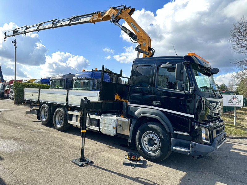 Volvo FMX 370 6x2 PLATFORM 6M35 + CRANE EFFER 215/6S -*127.000km* - LIFT AXLE - DOUBLE WHEELS - I SHIFT - EURO 6 - BE PAPERS - Camion cu macara: Foto 1 Volvo FMX 370 6x2 PLATFORM 6M35 + CRANE EFFER 215/6S -*127.000km* - LIFT AXLE - DOUBLE WHEELS - I SHIFT - EURO 6 - BE PAPERS - Camion cu macara: Foto 1