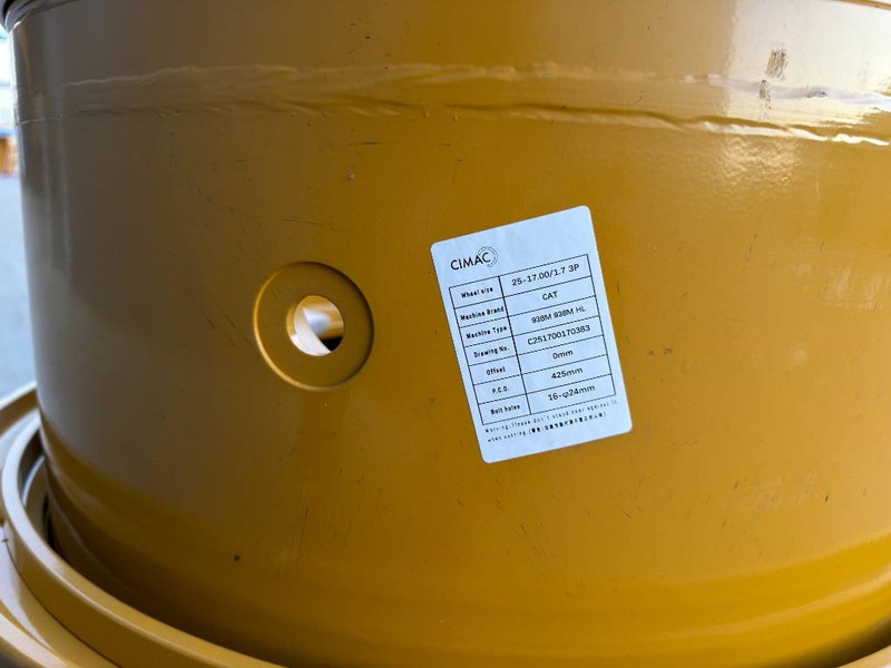 Cat 17.00-25/1.7 RIM for 20.5 x 25 - CAT 938M - Anvelope și jante pentru Utilaje constructii: Foto 5 Cat 17.00-25/1.7 RIM for 20.5 x 25 - CAT 938M - Anvelope și jante pentru Utilaje constructii: Foto 5