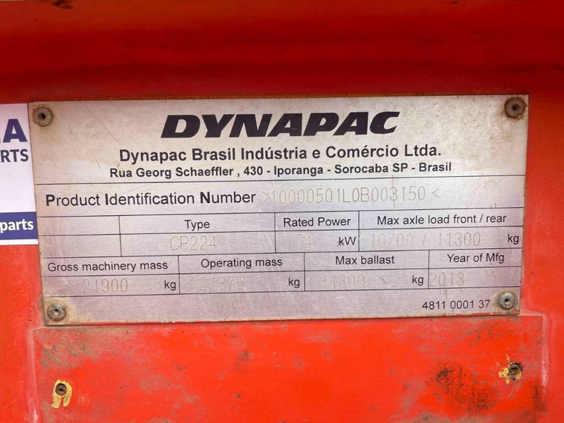 Dynapac CP224 - Compactor cu pneuri: Foto 3 Dynapac CP224 - Compactor cu pneuri: Foto 3