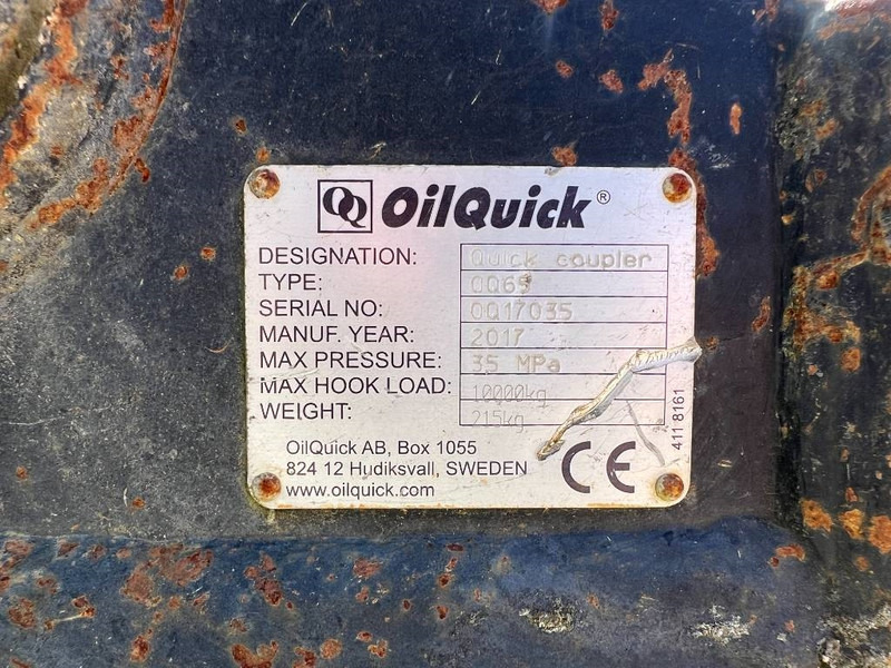 OilQuick OQ65 - M314F / M316F / M318F - Cuplare rapidă pentru Utilaje constructii: Foto 4 OilQuick OQ65 - M314F / M316F / M318F - Cuplare rapidă pentru Utilaje constructii: Foto 4