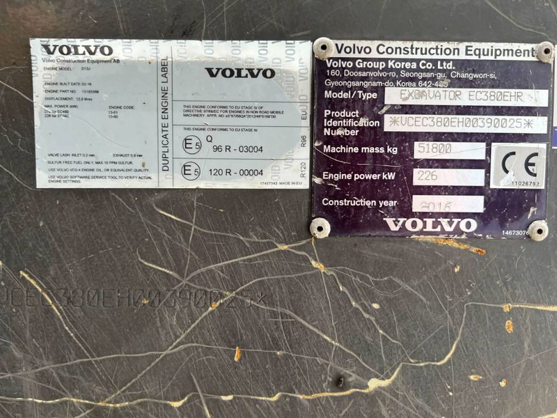 Volvo EC380E HR UHD - Excavator pe şenile: Foto 4 Volvo EC380E HR UHD - Excavator pe şenile: Foto 4