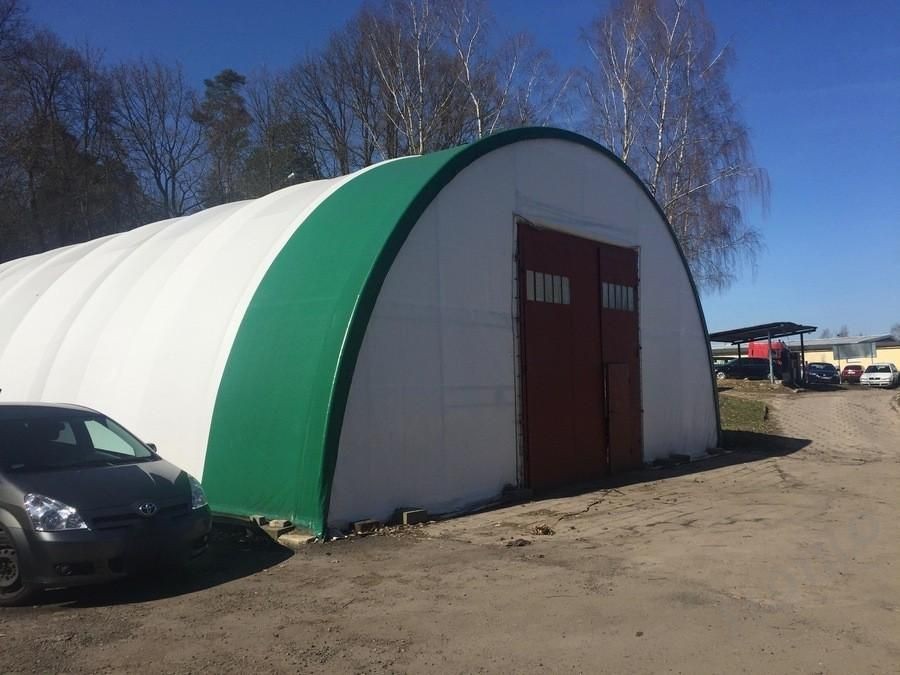 Hala Namiotowa Łukowa 19.81 m x 9.14 m x 4.5 m - Alte utilaje: Foto 1 Hala Namiotowa Łukowa 19.81 m x 9.14 m x 4.5 m - Alte utilaje: Foto 1