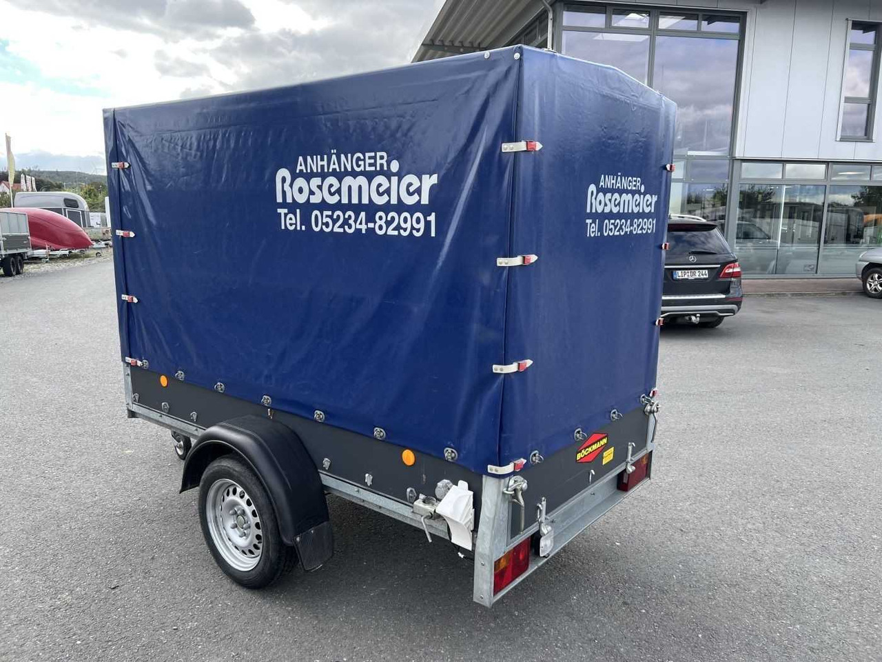 BOECKMANN HNB 1025 Plane Kastenanhänger gebremst - Remorca auto: Foto 5 BOECKMANN HNB 1025 Plane Kastenanhänger gebremst - Remorca auto: Foto 5