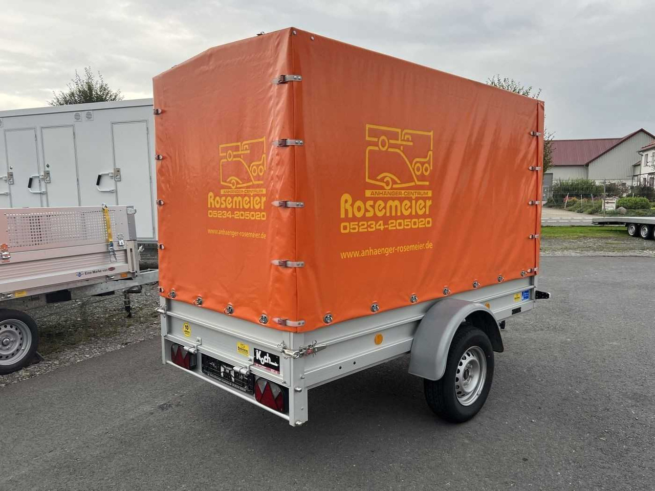 KOCH U4 Plane Kastenanhänger ungebremst - Remorca auto: Foto 2 KOCH U4 Plane Kastenanhänger ungebremst - Remorca auto: Foto 2