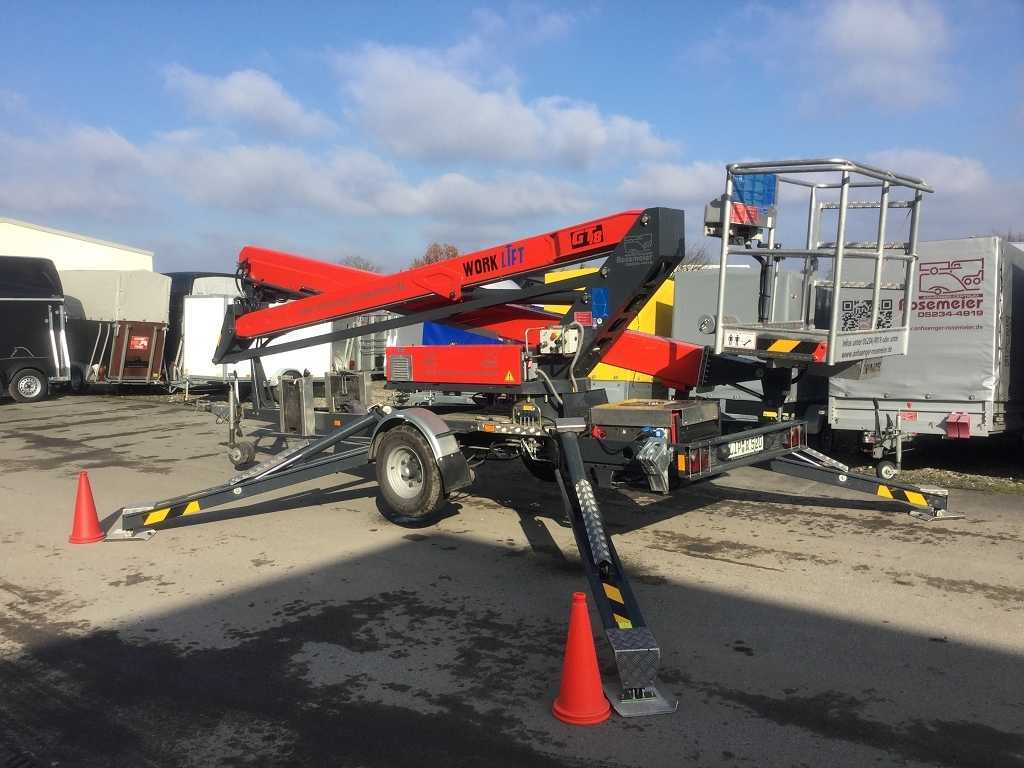 PAUS Lift GT 18A Sonderanhänger Mietgerät Maschinentransporter - Nacela tractabila: Foto 1 PAUS Lift GT 18A Sonderanhänger Mietgerät Maschinentransporter - Nacela tractabila: Foto 1