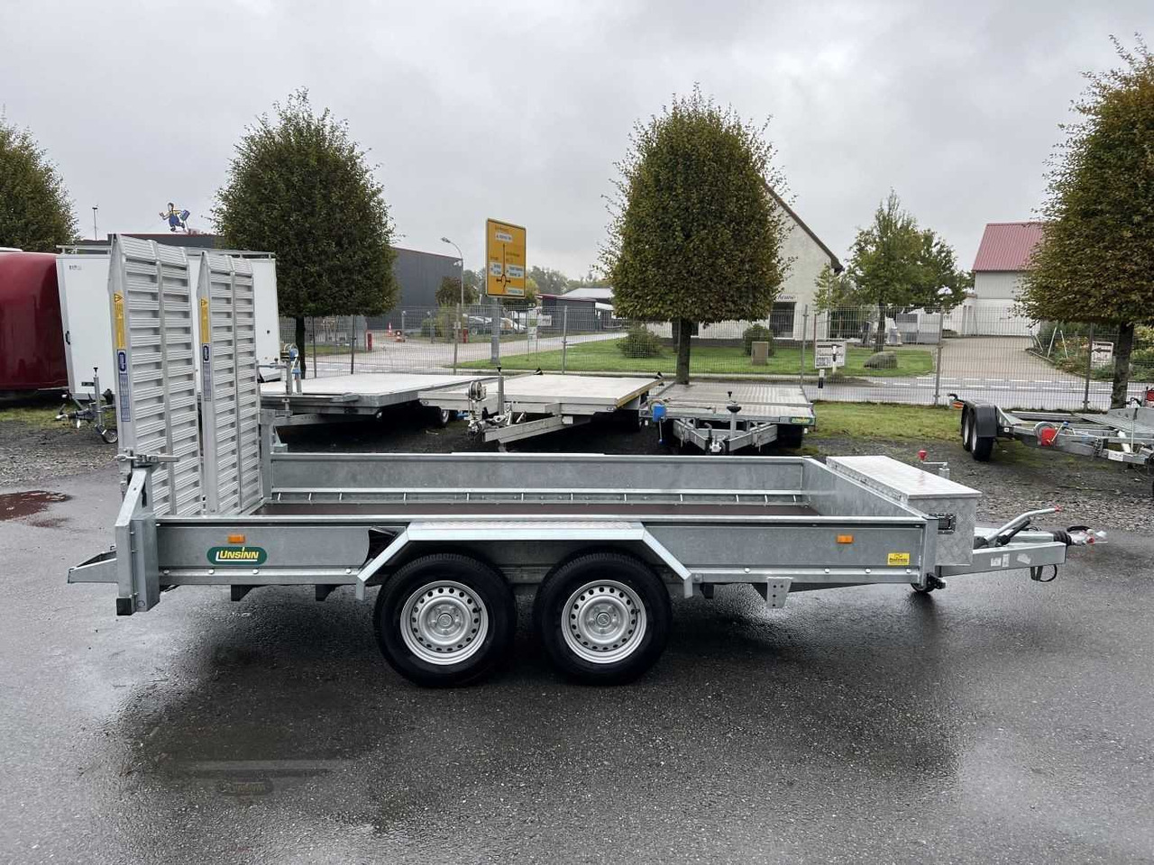 UNSINN UBA 3536-14-1800 4 Rampen Maschinentransporter - Remorcă: Foto 2 UNSINN UBA 3536-14-1800 4 Rampen Maschinentransporter - Remorcă: Foto 2