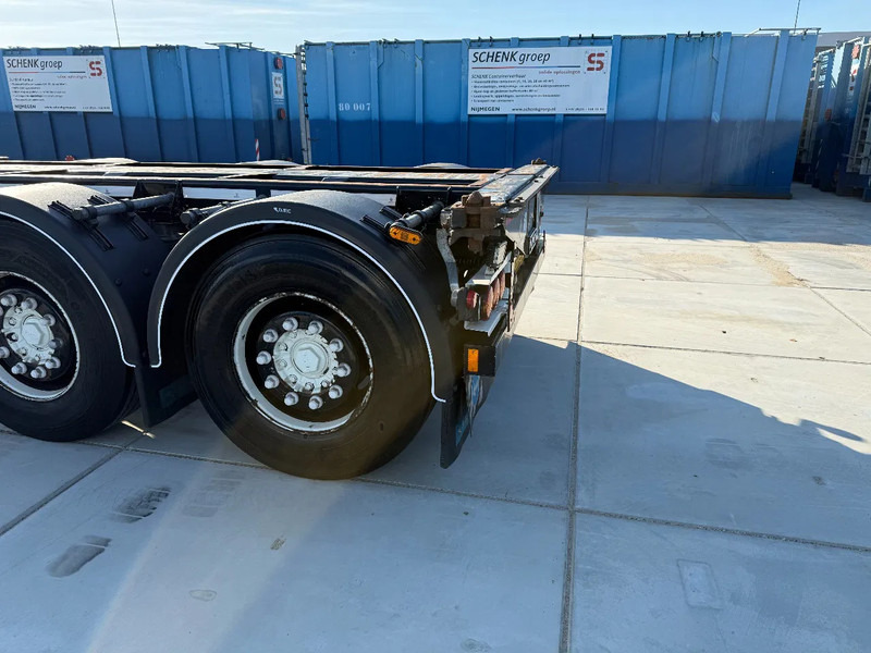 Semiremorcă transport containere/ Swap body D-Tec Flexitrailer 3x Extandable / For all sizes container/tyres all 80%/Holland Trailer: Foto 12
