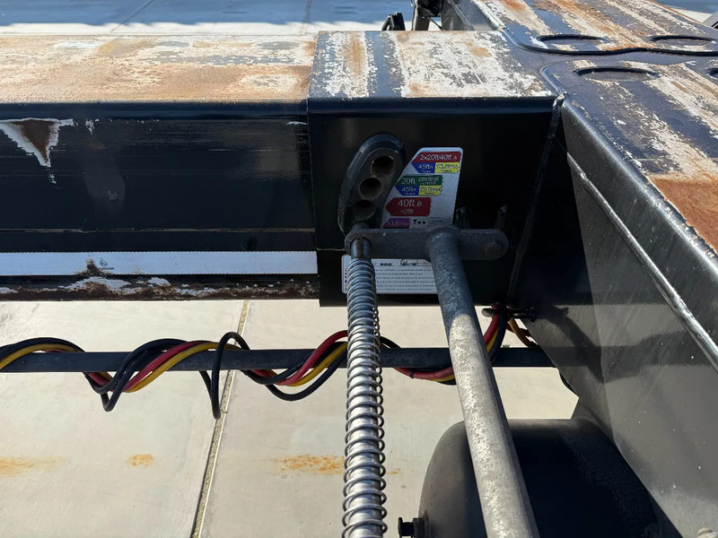 Semiremorcă transport containere/ Swap body D-Tec Flexitrailer 3x Extandable / For all sizes container/tyres all 80%/Holland Trailer: Foto 6