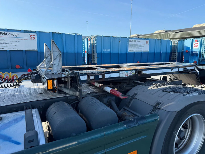 Semiremorcă transport containere/ Swap body D-Tec Flexitrailer 3x Extandable / For all sizes container/tyres all 80%/Holland Trailer: Foto 11