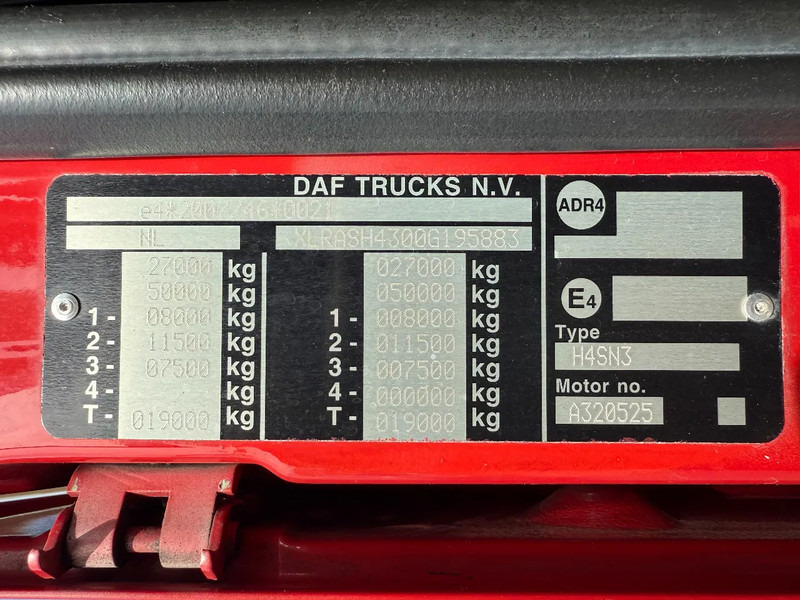 Camion şasiu DAF XF 480 XF480 6X2 SSC CHASSIS EURO6 HOLLAND TRUCK TUV 4-2026 Smart Tacho: Foto 11
