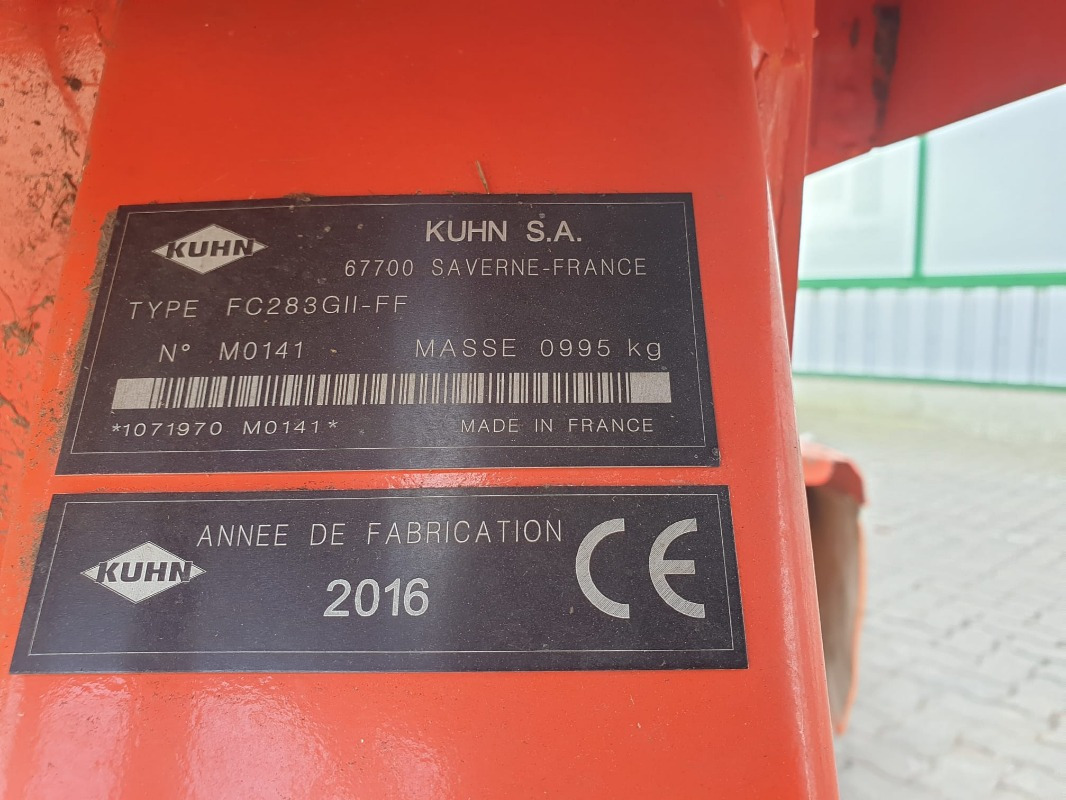 Kuhn FC 283 G-II FF LIFTCONTROL - Cositoare: Foto 2 Kuhn FC 283 G-II FF LIFTCONTROL - Cositoare: Foto 2