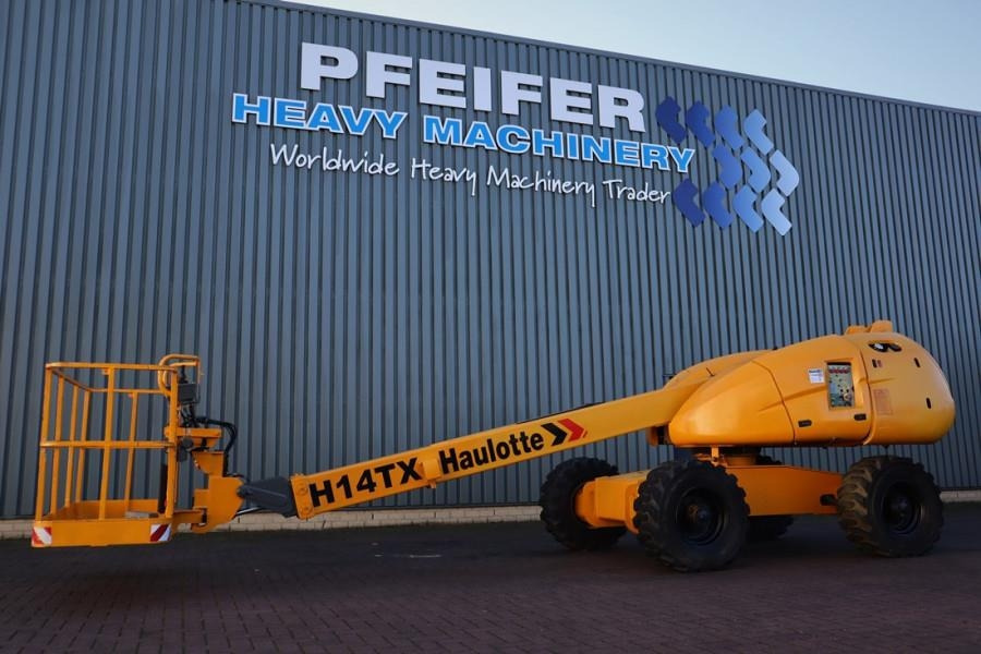 Haulotte H14TX As-Is, Diesel, 4x4 Drive, 14m Working Height - Nacela telescopica: Foto 1 Haulotte H14TX As-Is, Diesel, 4x4 Drive, 14m Working Height - Nacela telescopica: Foto 1