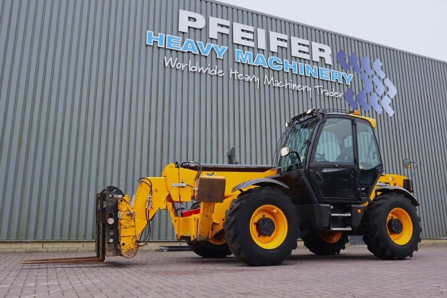 JCB 540-140 HI VIZ Diesel Stage V, 4x4x4 Drive, 13.8m - Stivuitor telescopic: Foto 1 JCB 540-140 HI VIZ Diesel Stage V, 4x4x4 Drive, 13.8m - Stivuitor telescopic: Foto 1