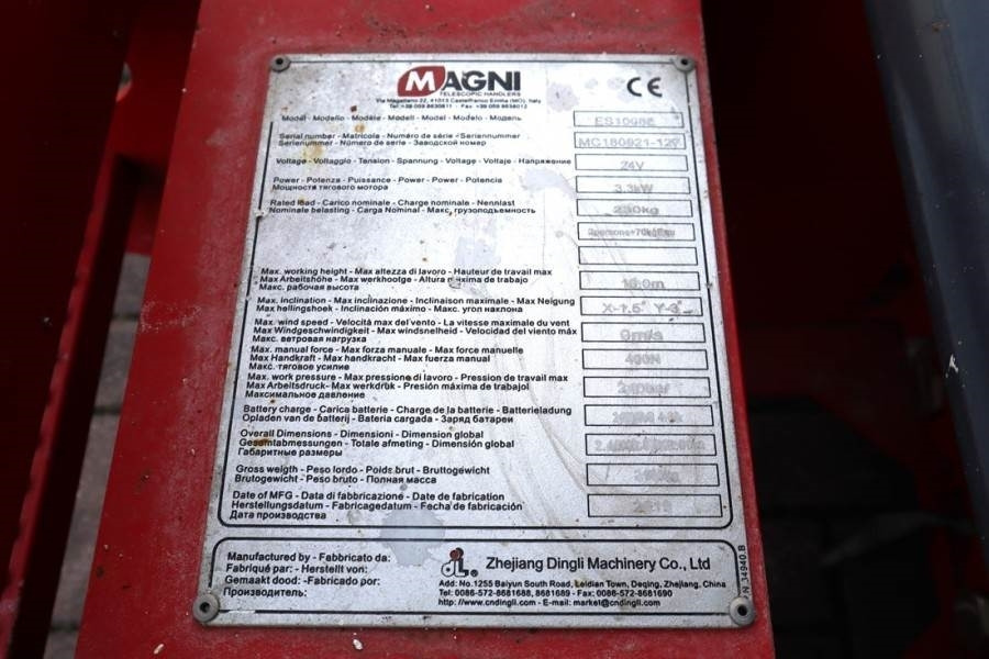 Platforma foarfeca Magni ES1008E Valid inspection, *Guarantee!, Electric, 1: Foto 15 Platforma foarfeca Magni ES1008E Valid inspection, *Guarantee!, Electric, 1: Foto 15