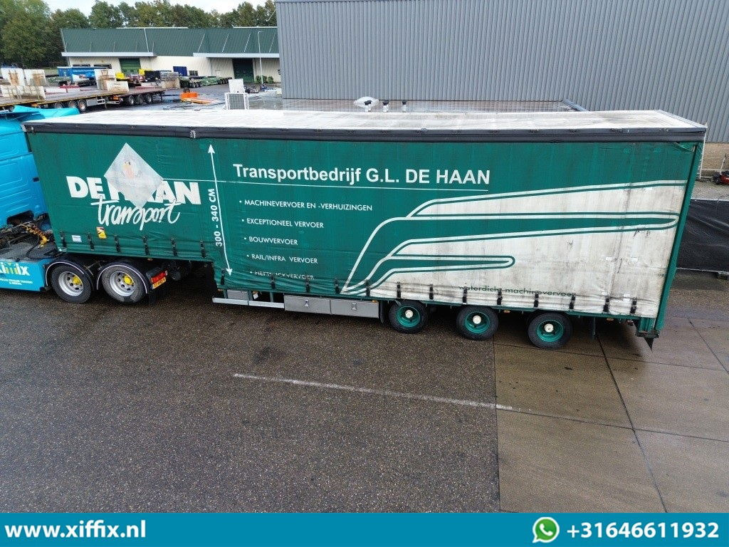 DRACO 3-ass. Semi dieplader met huifopbouw / 2x gestuurd - Semiremorcă transport agabaritic: Foto 2 DRACO 3-ass. Semi dieplader met huifopbouw / 2x gestuurd - Semiremorcă transport agabaritic: Foto 2