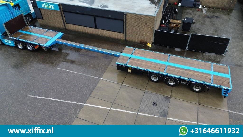 ES-GE 3-ass. Vlakke uitschuifbare oplegger / Naloop gestuurd - Semiremorcă platformă: Foto 2 ES-GE 3-ass. Vlakke uitschuifbare oplegger / Naloop gestuurd - Semiremorcă platformă: Foto 2