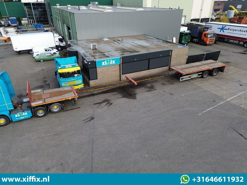 Faymonville 2-ass. Vlakke dubbel 2x uitschuifbare oplegger / 2x gestuurd - Semiremorcă platformă: Foto 1 Faymonville 2-ass. Vlakke dubbel 2x uitschuifbare oplegger / 2x gestuurd - Semiremorcă platformă: Foto 1