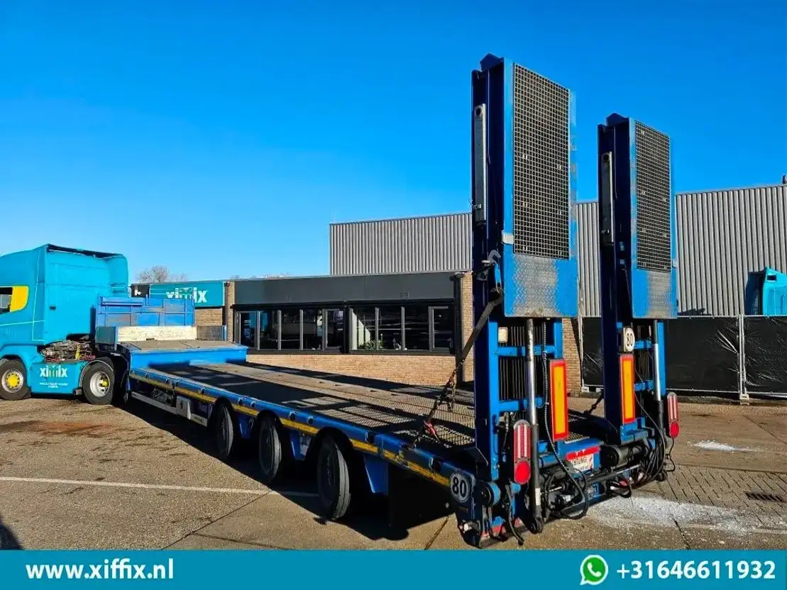 Faymonville 3-ass. Semi dieplader met dubbele hydr. Kleppen en hydr. Verstelbare - Semiremorcă transport agabaritic: Foto 3 Faymonville 3-ass. Semi dieplader met dubbele hydr. Kleppen en hydr. Verstelbare - Semiremorcă transport agabaritic: Foto 3