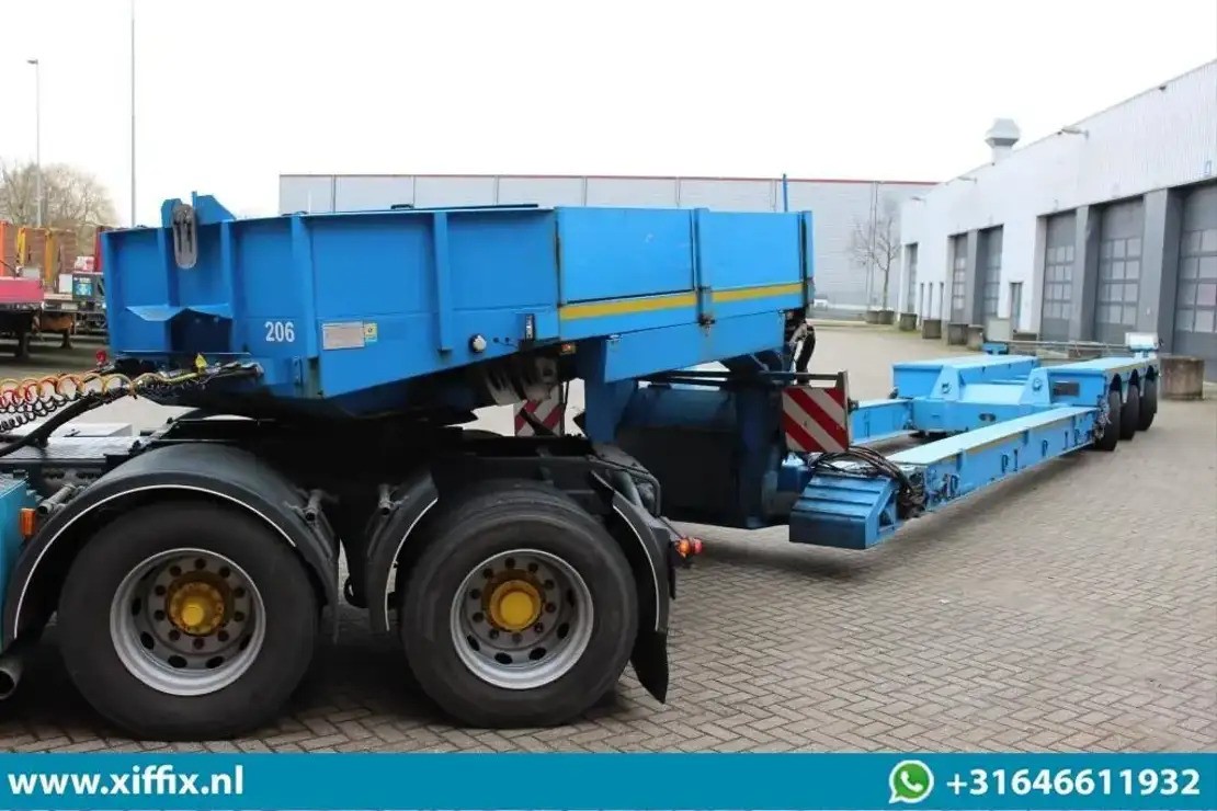 Faymonville 3-ass. Uitschuifbare dieplader met afneembare zwanenhals / Hydr. Vre - Semiremorcă transport agabaritic: Foto 3 Faymonville 3-ass. Uitschuifbare dieplader met afneembare zwanenhals / Hydr. Vre - Semiremorcă transport agabaritic: Foto 3