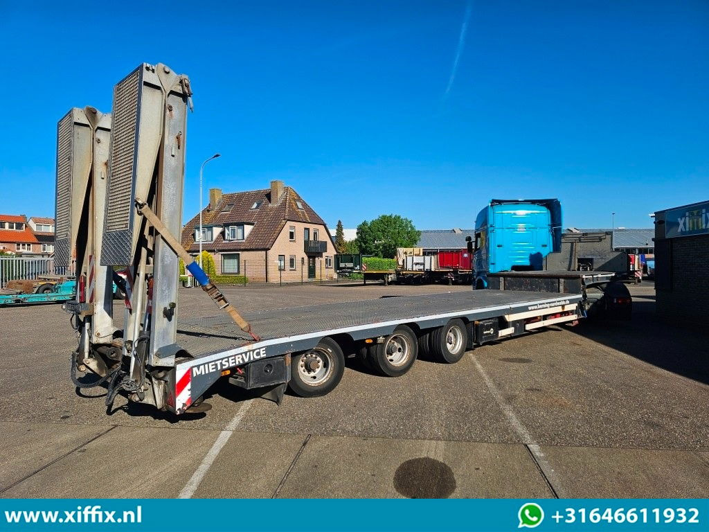 Meusburger 3-ass. Semi dieplader met dubbele hydr. Kleppen en hydr. Verstelbare - Semiremorcă transport agabaritic: Foto 4 Meusburger 3-ass. Semi dieplader met dubbele hydr. Kleppen en hydr. Verstelbare - Semiremorcă transport agabaritic: Foto 4
