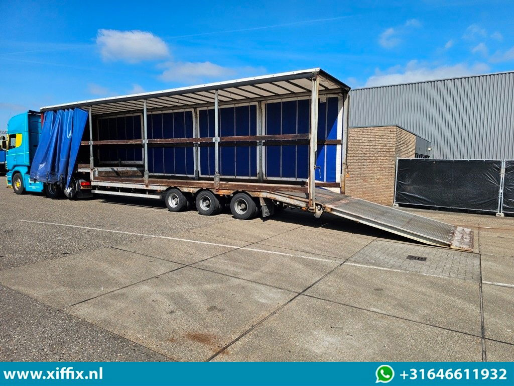 Nooteboom 3-ass. Semi dieplader met huifopbouw / Laadklep - Semiremorcă transport agabaritic: Foto 4 Nooteboom 3-ass. Semi dieplader met huifopbouw / Laadklep - Semiremorcă transport agabaritic: Foto 4