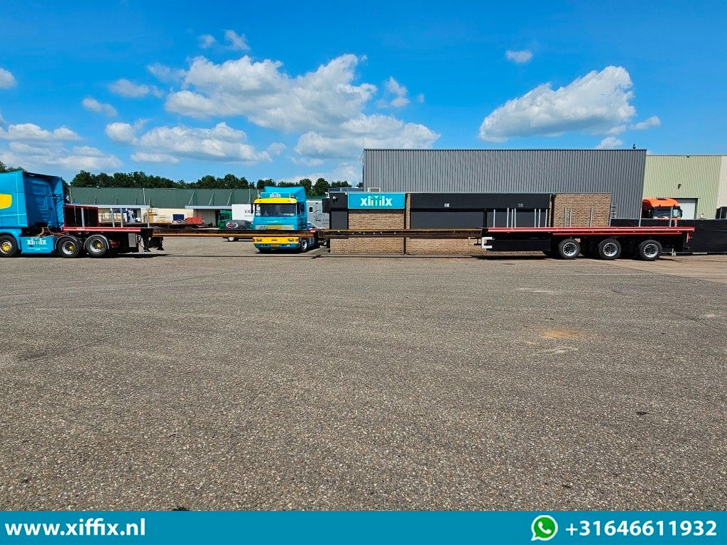 Semiremorcă platformă Nooteboom 3-ass. Vlakke dubbel 2x uitschuifbare oplegger / 3x gestuurd: Foto 15 Semiremorcă platformă Nooteboom 3-ass. Vlakke dubbel 2x uitschuifbare oplegger / 3x gestuurd: Foto 15