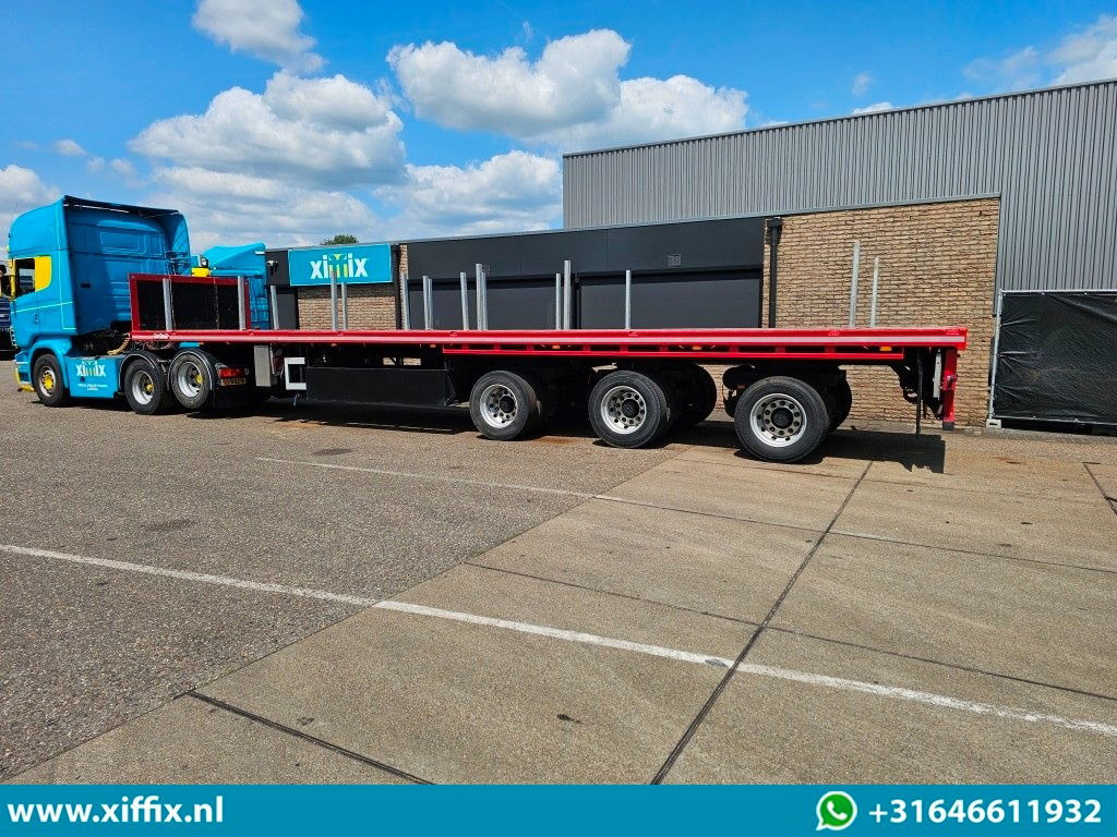 Semiremorcă platformă Nooteboom 3-ass. Vlakke dubbel 2x uitschuifbare oplegger / 3x gestuurd: Foto 11 Semiremorcă platformă Nooteboom 3-ass. Vlakke dubbel 2x uitschuifbare oplegger / 3x gestuurd: Foto 11