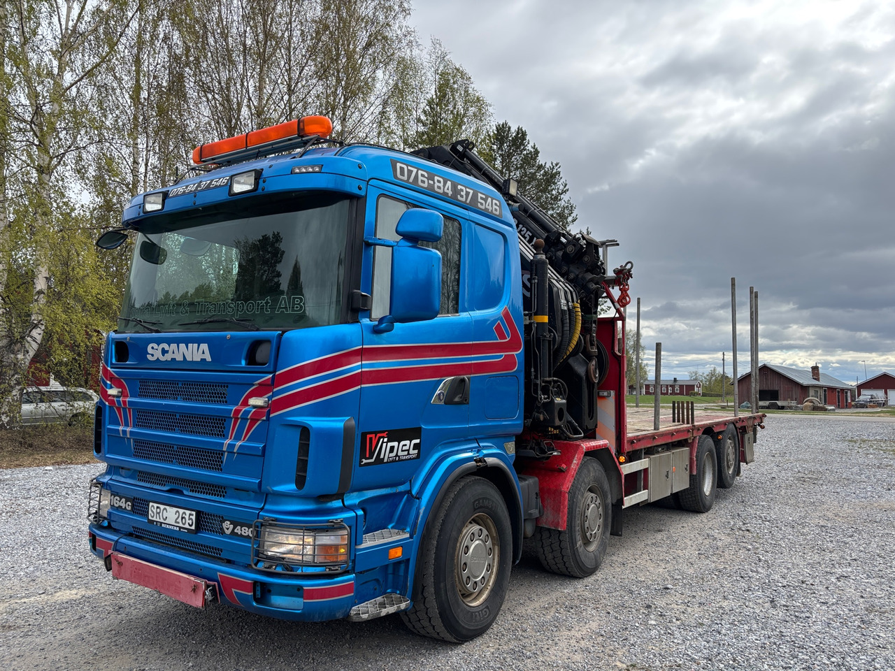 Scania 164G - Camion cu macara: Foto 1 Scania 164G - Camion cu macara: Foto 1