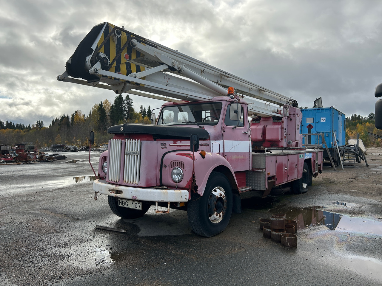 Scania 80 S 50 165 - Autospeciala de stins incendii: Foto 1 Scania 80 S 50 165 - Autospeciala de stins incendii: Foto 1