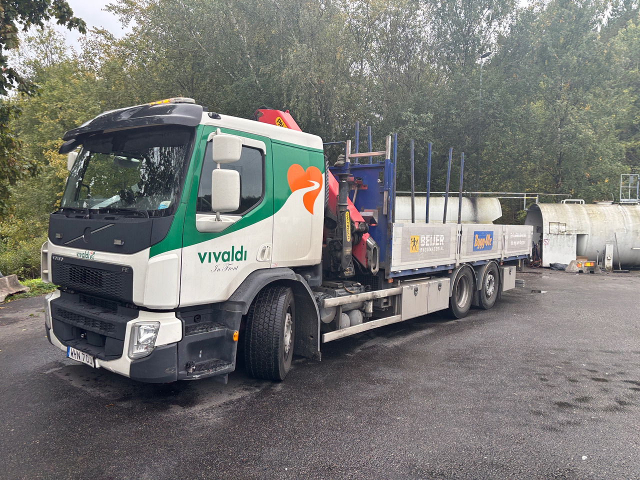 Volvo FE 62 TR - Camion cu macara: Foto 1 Volvo FE 62 TR - Camion cu macara: Foto 1