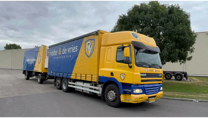 DAF CF 85.410 Schuifzijlen wagen 6x2 Daf CF85 - Camion furgon: Foto 1 DAF CF 85.410 Schuifzijlen wagen 6x2 Daf CF85 - Camion furgon: Foto 1