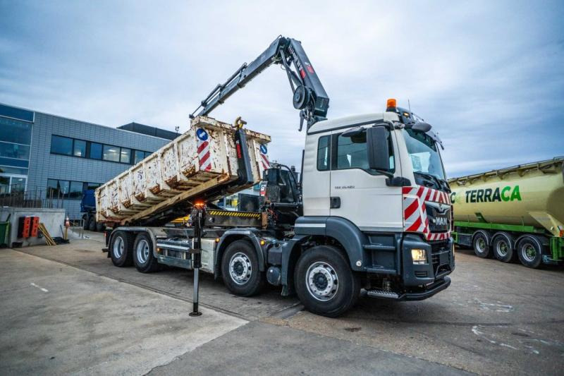 MAN TGS 32.420 BL + HIAB X-HIDUO 188/3x - Camion cu cârlig, Camion cu macara: Foto 2 MAN TGS 32.420 BL + HIAB X-HIDUO 188/3x - Camion cu cârlig, Camion cu macara: Foto 2