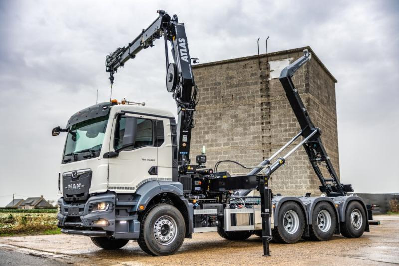 MAN TGS 35.520 BL - ATLAS 240.2E - Camion cu cârlig, Camion cu macara: Foto 1 MAN TGS 35.520 BL - ATLAS 240.2E - Camion cu cârlig, Camion cu macara: Foto 1