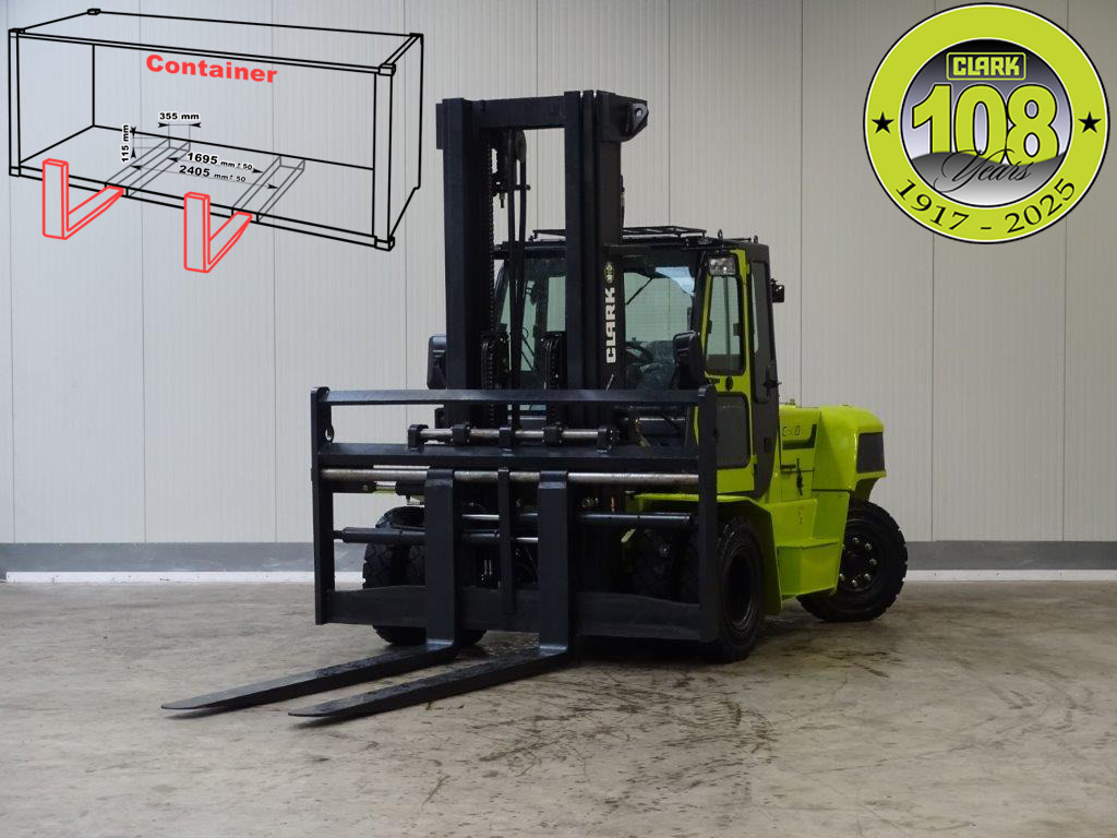 Clark C80D900 - TRIPLEX - DEMO - Stivuitor diesel: Foto 1 Clark C80D900 - TRIPLEX - DEMO - Stivuitor diesel: Foto 1