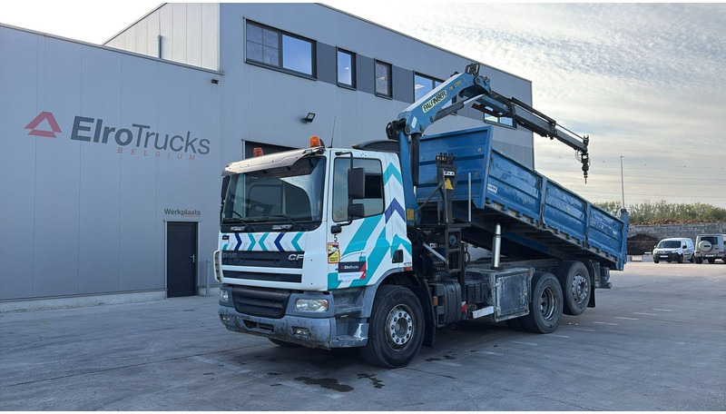 DAF 75 CF 250 (PALFINGER PK12000 / BELGIAN TRUCK / PERFECT CONDITION / LOW MILAGE) - Camion cu macara: Foto 1 DAF 75 CF 250 (PALFINGER PK12000 / BELGIAN TRUCK / PERFECT CONDITION / LOW MILAGE) - Camion cu macara: Foto 1