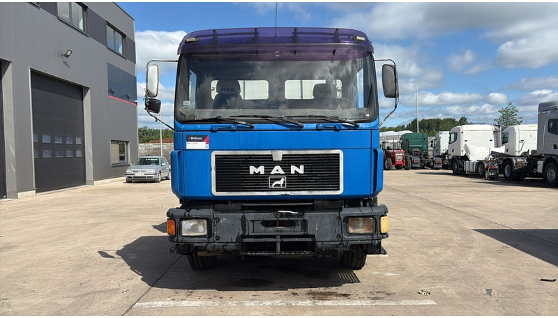 MAN 19.322 (MANUAL PUMP / STEEL SUSP. / LAMES / POMPE MANUELLE / BIG AXLE / GRAND PONT) - Camion basculantă: Foto 2 MAN 19.322 (MANUAL PUMP / STEEL SUSP. / LAMES / POMPE MANUELLE / BIG AXLE / GRAND PONT) - Camion basculantă: Foto 2