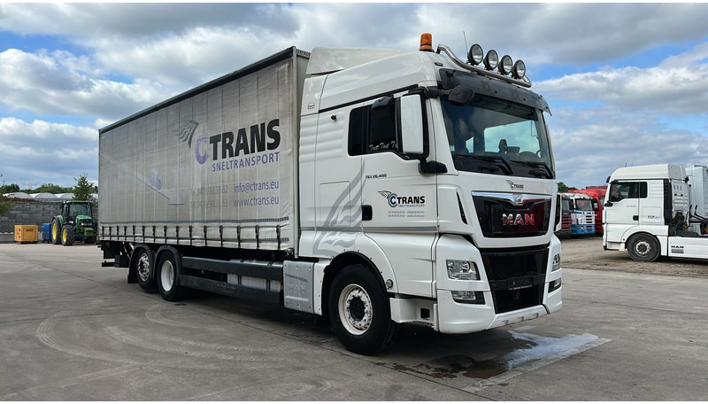 MAN TGX 26.400 (EURO 6 / 6X2 / LIFT / HAYON / BELGIAN TRUCK / GUTE ZUSTAND !! / 8.40 BOX LENGTH) - Camion cu prelată: Foto 2 MAN TGX 26.400 (EURO 6 / 6X2 / LIFT / HAYON / BELGIAN TRUCK / GUTE ZUSTAND !! / 8.40 BOX LENGTH) - Camion cu prelată: Foto 2
