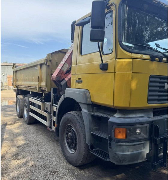 MAN 33/364 6x6 - Camion basculantă, Camion cu macara: Foto 1 MAN 33/364 6x6 - Camion basculantă, Camion cu macara: Foto 1