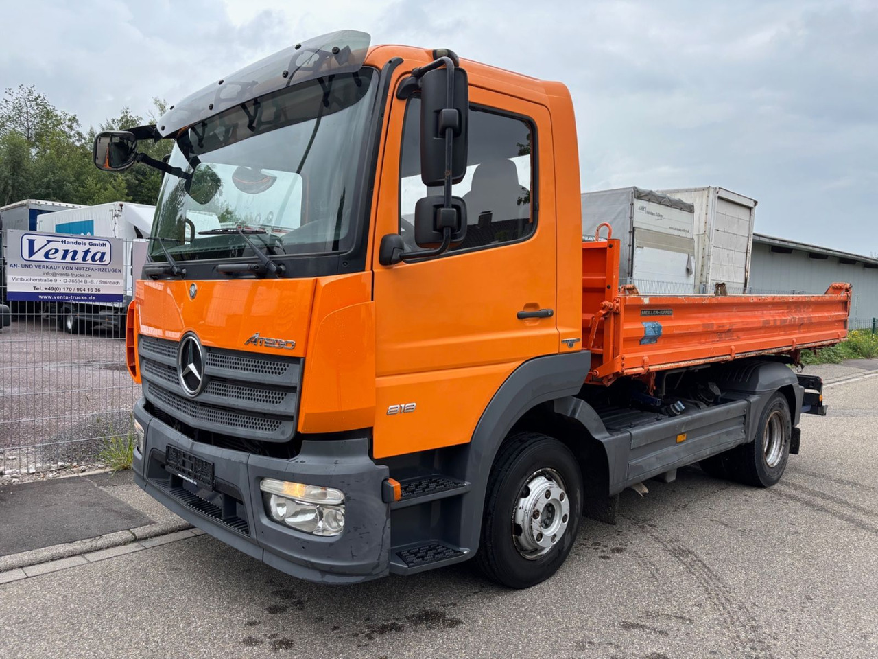 Mercedes-Benz Atego III 818, Euro-6, MEILER Dreiseitenkipper - Camion basculantă: Foto 1 Mercedes-Benz Atego III 818, Euro-6, MEILER Dreiseitenkipper - Camion basculantă: Foto 1