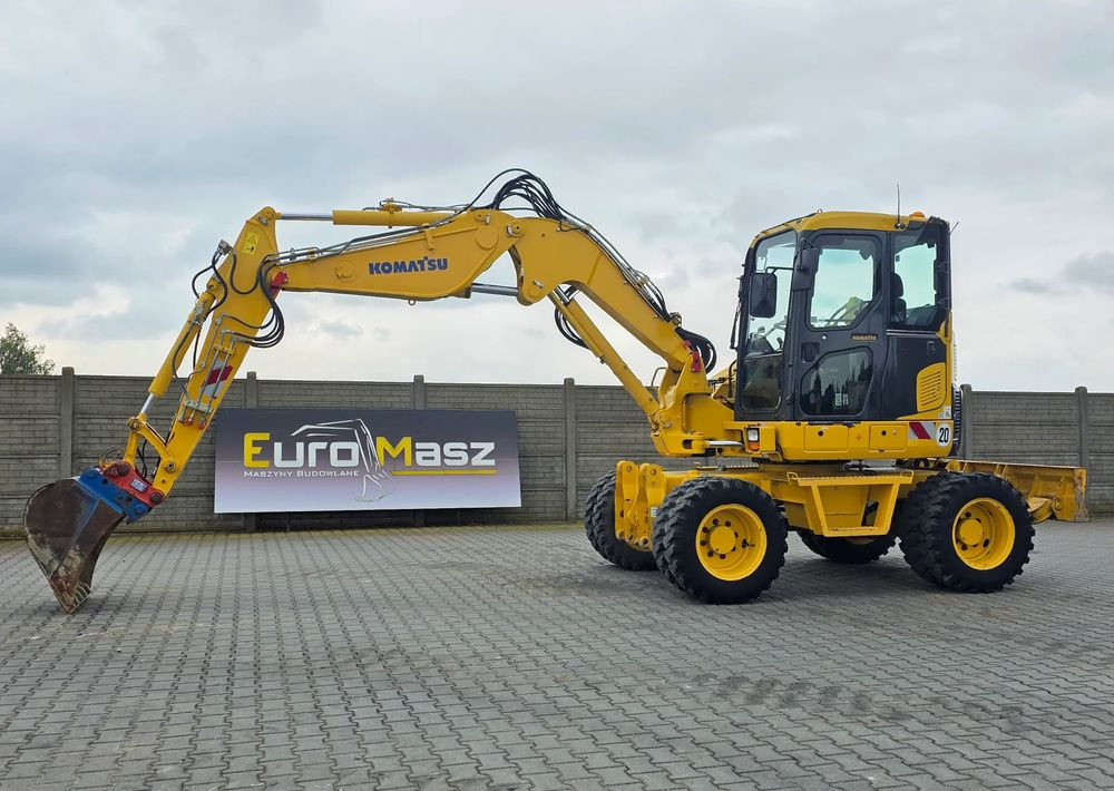 Komatsu PW 98MR-8, 2017 ROK, 5200 MTH, BEZ DPF i ADBLUE - Excavator pe roţi: Foto 1 Komatsu PW 98MR-8, 2017 ROK, 5200 MTH, BEZ DPF i ADBLUE - Excavator pe roţi: Foto 1