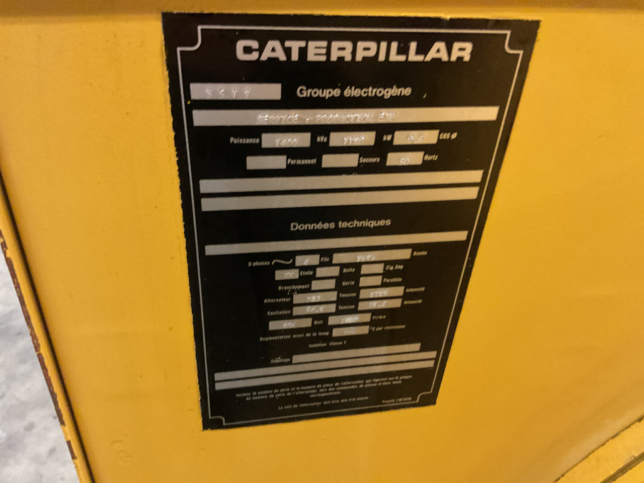 Caterpillar 3512, 1400KVA. Like brand new. - Generator electric: Foto 4 Caterpillar 3512, 1400KVA. Like brand new. - Generator electric: Foto 4