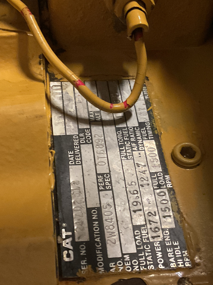 Caterpillar 3512, 1400KVA. Like brand new. - Generator electric: Foto 2 Caterpillar 3512, 1400KVA. Like brand new. - Generator electric: Foto 2