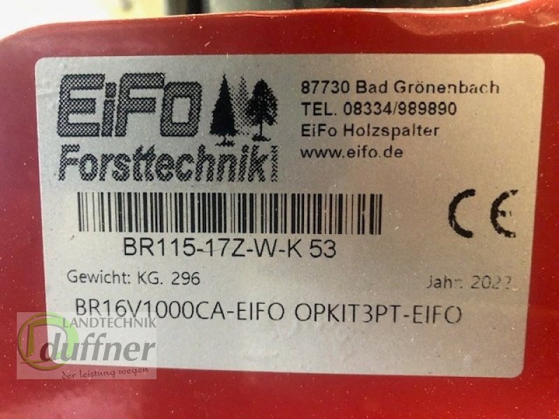 EiFo BR 115-17Z-WK 53 - Despicator lemne: Foto 5 EiFo BR 115-17Z-WK 53 - Despicator lemne: Foto 5