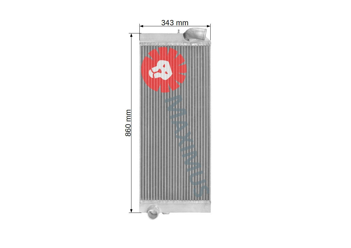 MANITOU MLT735 - Radiator pentru Stivuitor telescopic: Foto 3 MANITOU MLT735 - Radiator pentru Stivuitor telescopic: Foto 3