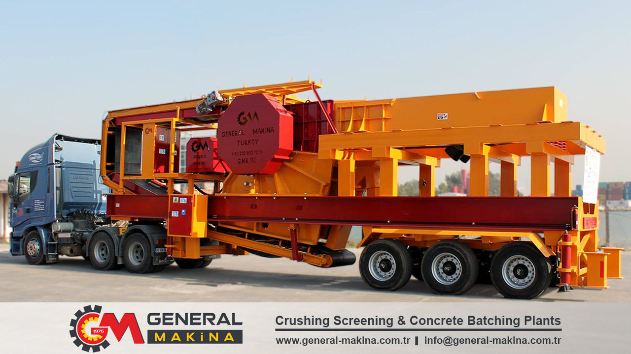 GENERAL MAKİNA Mobile Crushing System With Jaw Crusher - Concasor cu fălci: Foto 5 GENERAL MAKİNA Mobile Crushing System With Jaw Crusher - Concasor cu fălci: Foto 5