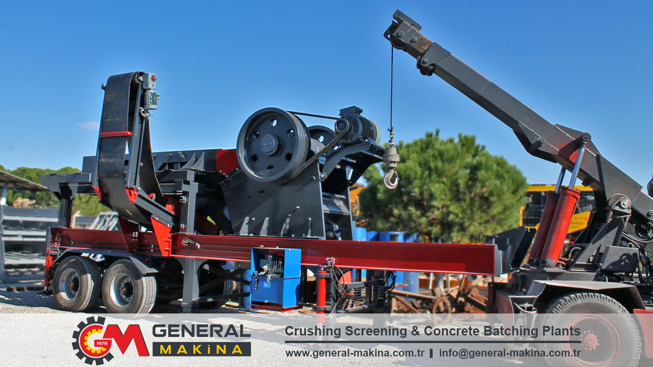 GENERAL MAKİNA Semi Mobile Crushing Plant - Concasor cu fălci: Foto 4 GENERAL MAKİNA Semi Mobile Crushing Plant - Concasor cu fălci: Foto 4