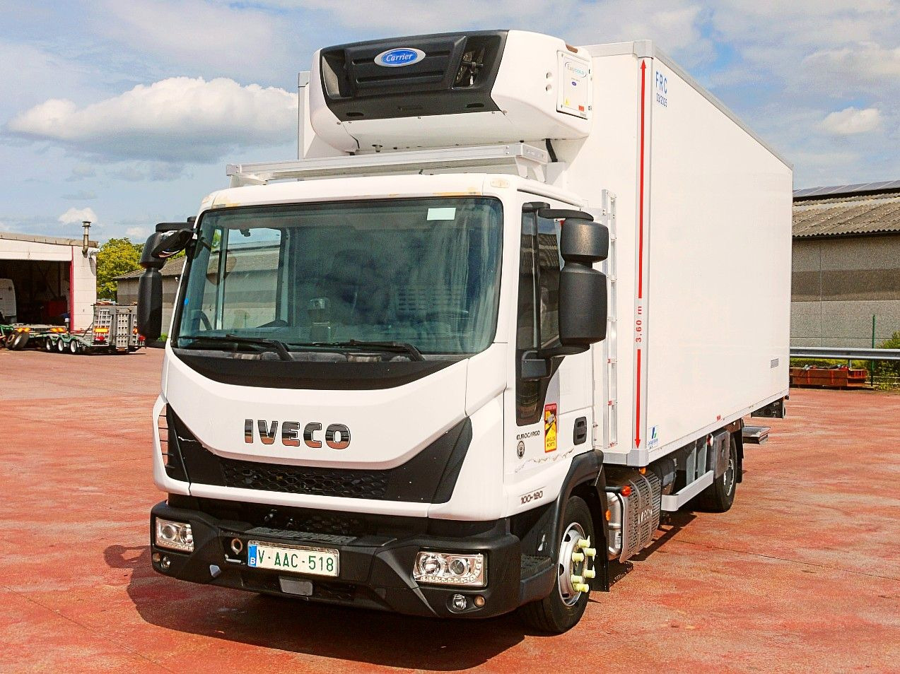 Iveco 100E19 KUHLKOFFER CARRIER SUPRA 550 luft fed A/C - Camion frigider: Foto 5 Iveco 100E19 KUHLKOFFER CARRIER SUPRA 550 luft fed A/C - Camion frigider: Foto 5